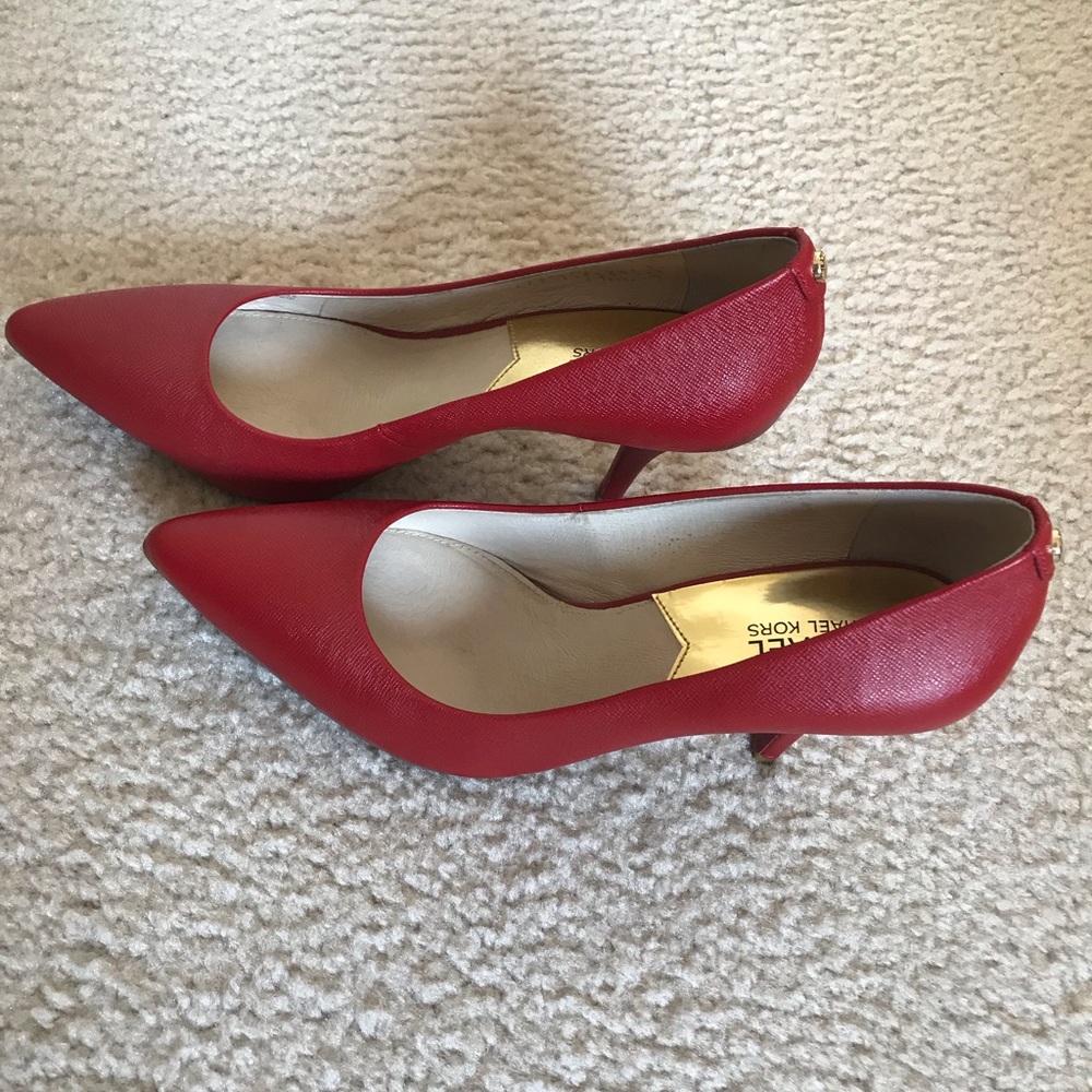 HOT RED Michael Kors Heels